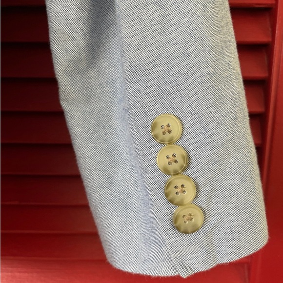 J Crew Thompson Blazer and Suit Pant Boys 14 in Cloudy Blue Oxford - Picture 5 of 10